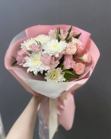 Букет «Розовая нежность»